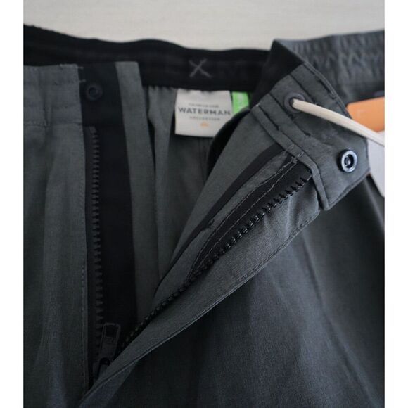 Quiksilver Waterman Collection Men's Sz 2XL Gray Suva Amphibian 20" Boardshorts - Picture 3 of 10